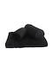 24home.gr Hand Towel 75x145cm Black - Black Weight 500gr/m²