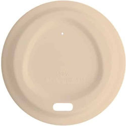 Ready Disposable Cup Lids Sip Lid in Beige color (100pcs)