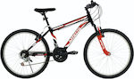 Affetto Power X3 26" Black/Red Mountain Bike με Ταχύτητες