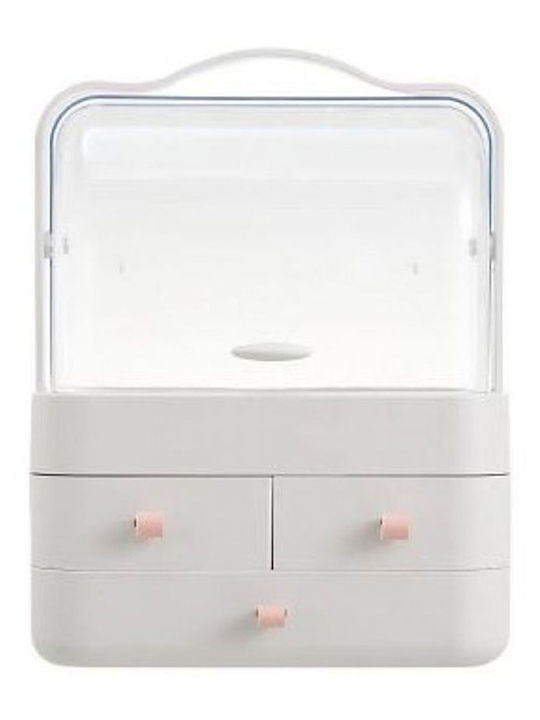 Factory Organizator Cosmetice Cu 3 Sertare Alb
