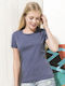 Fruit of the Loom Women's Short Sleeve Promotional T-Shirt Vintage Heather Navy