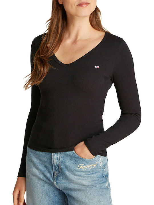 Tommy Hilfiger Essential Bluza Neagră