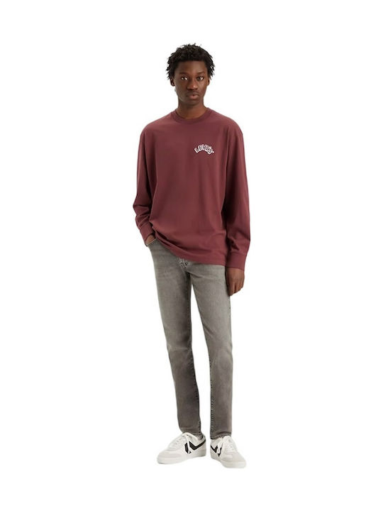 512 Ανδρικό Παντελόνι Τζιν με Slim Tapered Εφαρμογή Grey