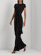 Ralph Lauren Maxi Rochie Negru