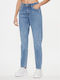 Pepe Jeans Women's Cotton Trousers in Tapered Line Blue