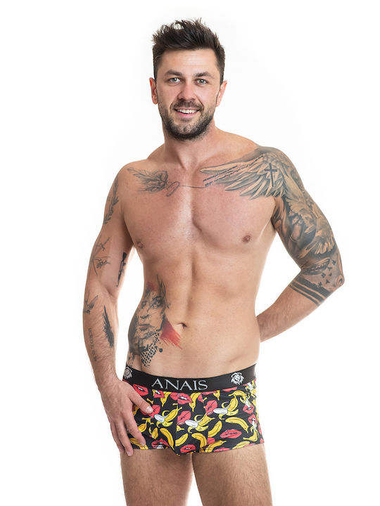 Anais Apparel Men's Boxer Black/Yellow