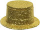 Semi-high Carnival Hat Gold 1pcs