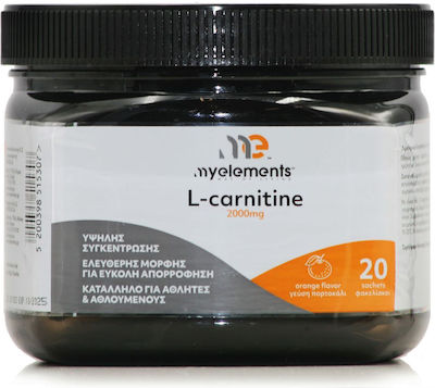 My Elements L-carnitine cu Carnitină 2000mg L-Carnitină 20 pliculețe