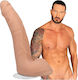 Doc Johnson Quinton James Ρεαλιστικό Dildo με Όρχεις Flesh