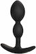 Calexotics Boundless Teardrop Anal Plug Small Black 6.25cm