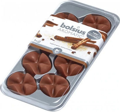 Bolsius Duft-Wax Melt mit Duft Zucker & Gewürz 8Stück