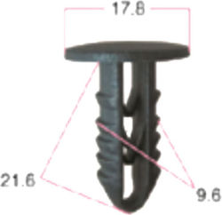 Car Plastic Clips 5pcs Car Plastic Clips 5pcs