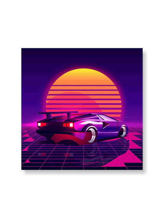 Fritzyart Lamborgini Κάδρο Πλαστικό 60x60cm