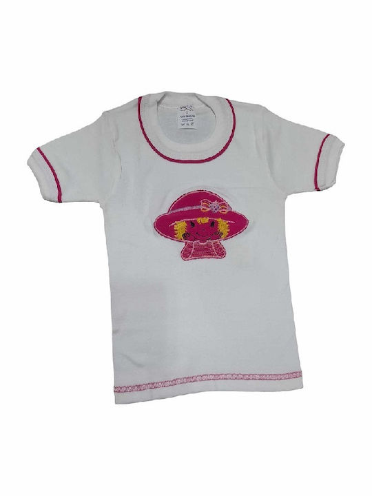 Bozer Kids' Undershirt Short-sleeved White