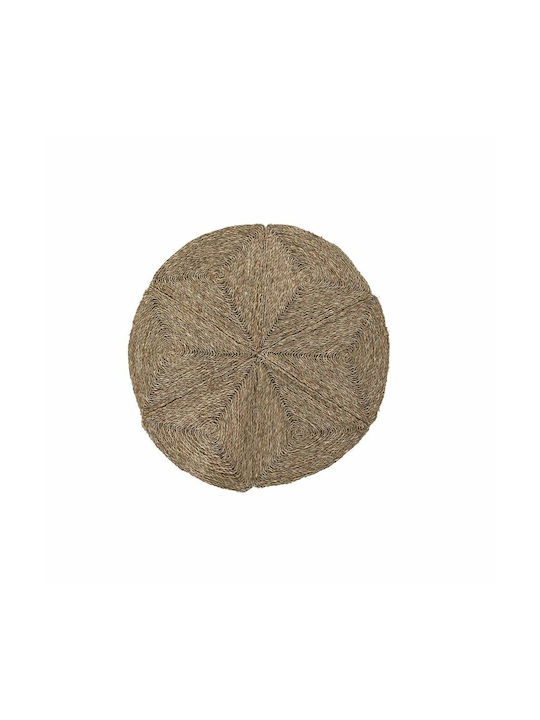 DKD Home Decor Rug Round Summer Natural