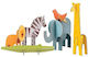 Petit Collage Children's Craft Petit Collage Pop Out Safari for Children 3+ years Years