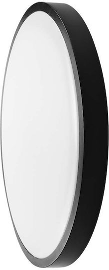 V-TAC Plafonieră de Tavan pentru Baie 29.5 cm Albă cu LED Integrat