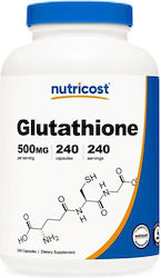 Nutricost Glutathione 500mg 240 Κάψουλες Nutricost Glutathione 500mg 240 Κάψουλες