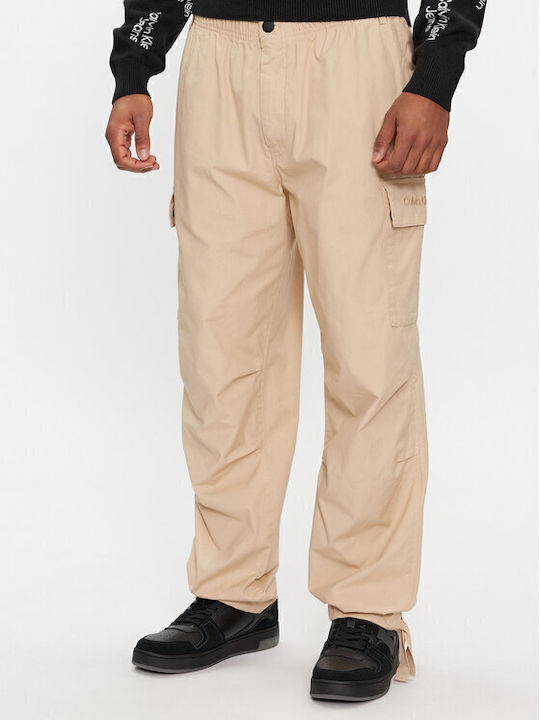 Calvin Klein Hose Cargo Beige