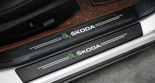Car Interior Decorative Door Sill 4 Pieces