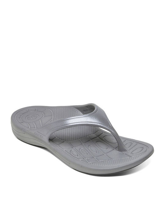 Aetrex Flip Flops Gray