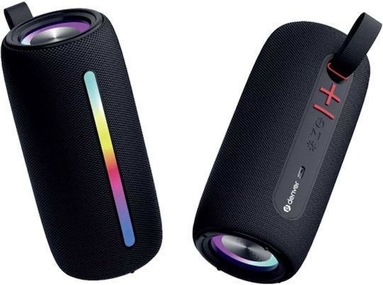 Denver BTL-360B Bluetooth-Lautsprecher 10W mit Akkulaufzeit bis zu 3 Stunden Schwarz