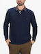 Polo Long Sleeve Blouse Dark Blue