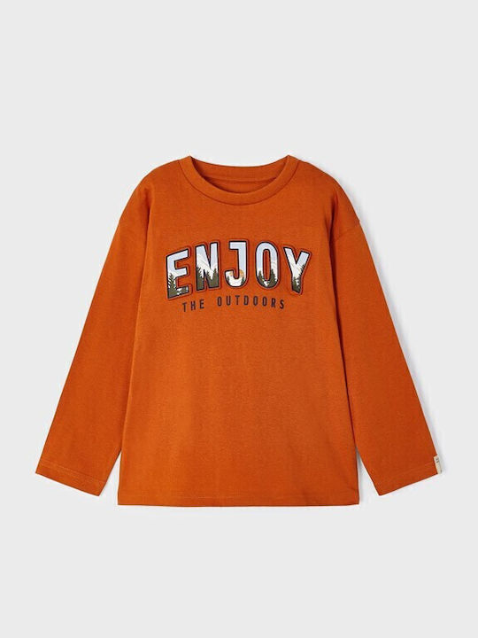 Kids' Shirt Long Sleeve Brown