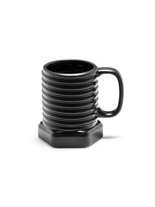 Mug Ceramic Black 360ml 1pcs