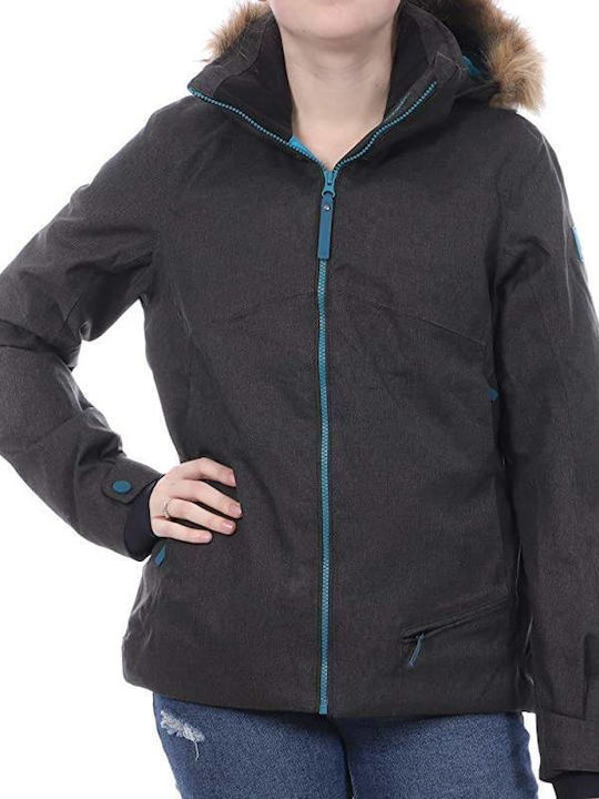 Eider EIV4514 Frauen Jacke aus für Ski & Snowboard Schwarz