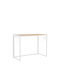 Birou Vitor Din Lemn Alb Cu Picioare Metalice 100x50x75cm