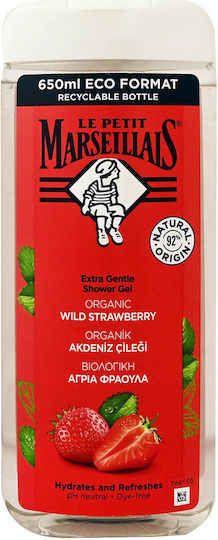 Le Petit Marseillais Αφρόλουτρο σε Gel & Άρωμα Άγρια Φράουλα 650ml