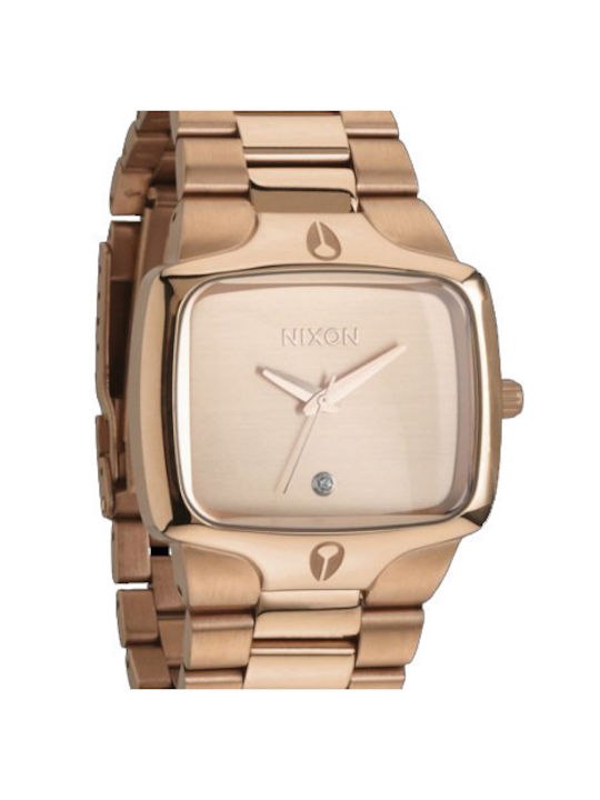 Nixon Watch with Pink Gold Metal Bracelet