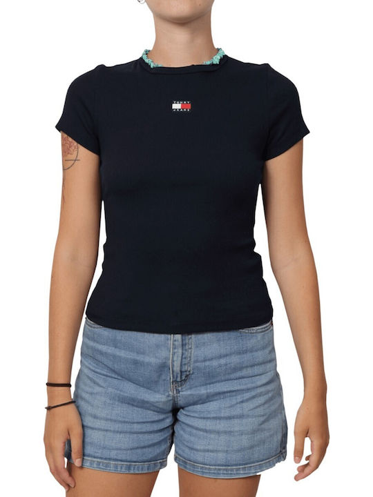 Tommy Hilfiger Bluza Damă Tricou Albastru Marin