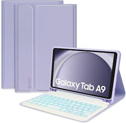 Tech-Protect Sc Pen & Keyboard Flip Cover Silicone Purple Samsung Galaxy A9