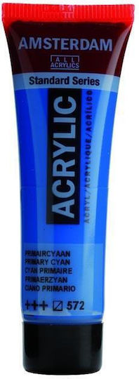 Royal Talens Amsterdam Acrylic Paint Set Primary Cyan 572 120ml 1pcs