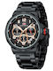 Mini Focus Men's Watch 42.5mm Battery with Black Metal Bracelet