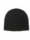 Beanie Unisex Σκούφος Πλεκτός σε Μαύρο χρώμα
