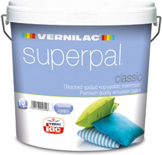 Vernilac Superpal Plastic Paint for Interior Use White 3lt