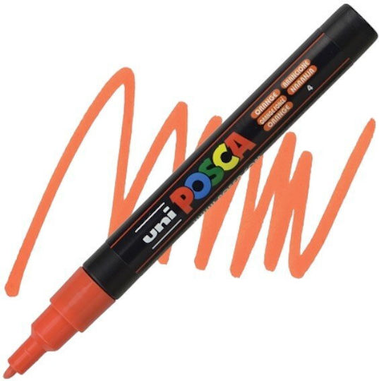 Posca Ανεξίτηλος Μαρκαδόρος Πορτοκαλί 1.3mm
