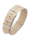 New Era Fabric Strap Beige 22mm