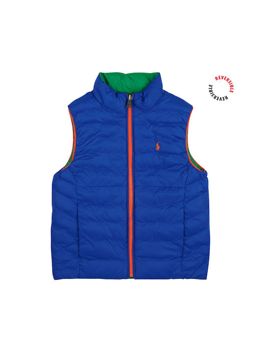 Ralph Lauren Kinderjacke Ärmellos Blau