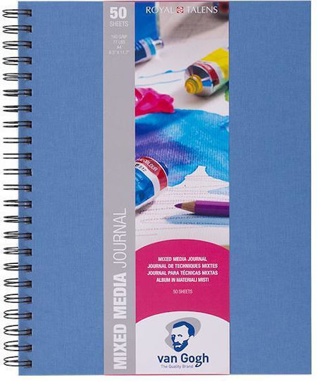 Royal Talens Mix Media Journal Carnet 50 Foi A4