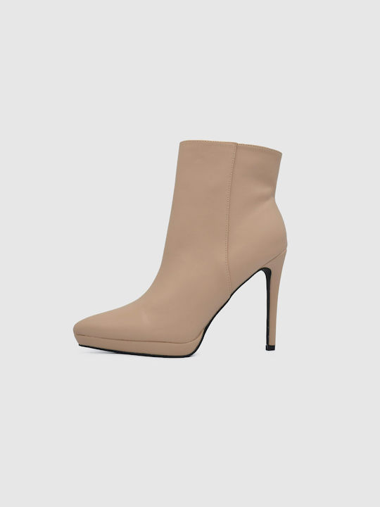 Joya Women's Ankle Boots Beige