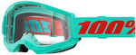 100% Ochelari de motocross Strata 2