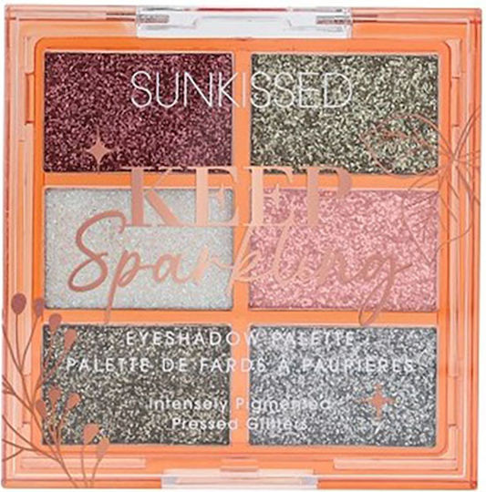 Sunkissed Lidschattenpalette in fester Form Keep Sparkling Glitter 6.6gr