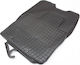 Refref Set of Front and Rear Mats 4pcs Tray Type for Honda Civic 2006-2012 Black
