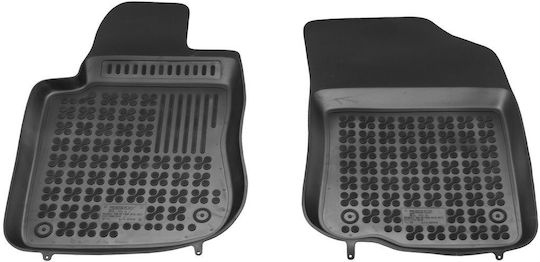 Sahler Front Mats 2pcs Tray Type for Peugeot 208 2012+ Black