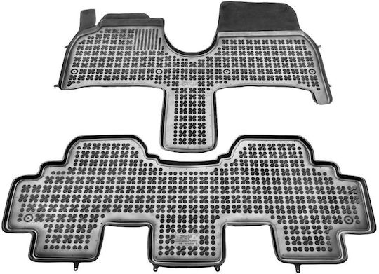 Sahler Trunk Mat Tray Type for Peugeot 807 Fiat Ulysse Citroen C8 Lancia Phedra 2002+ Black