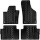 Apesan Set of Front and Rear Mats 4pcs for Seat Alhambra Volkswagen Sharan Black